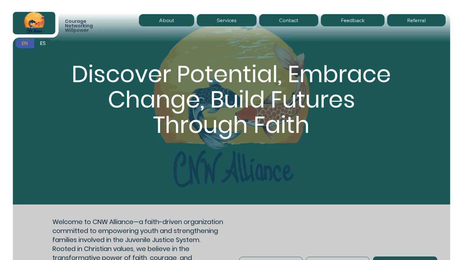 CNW Alliance refined identity and bilingual website — Steelo Digital case study