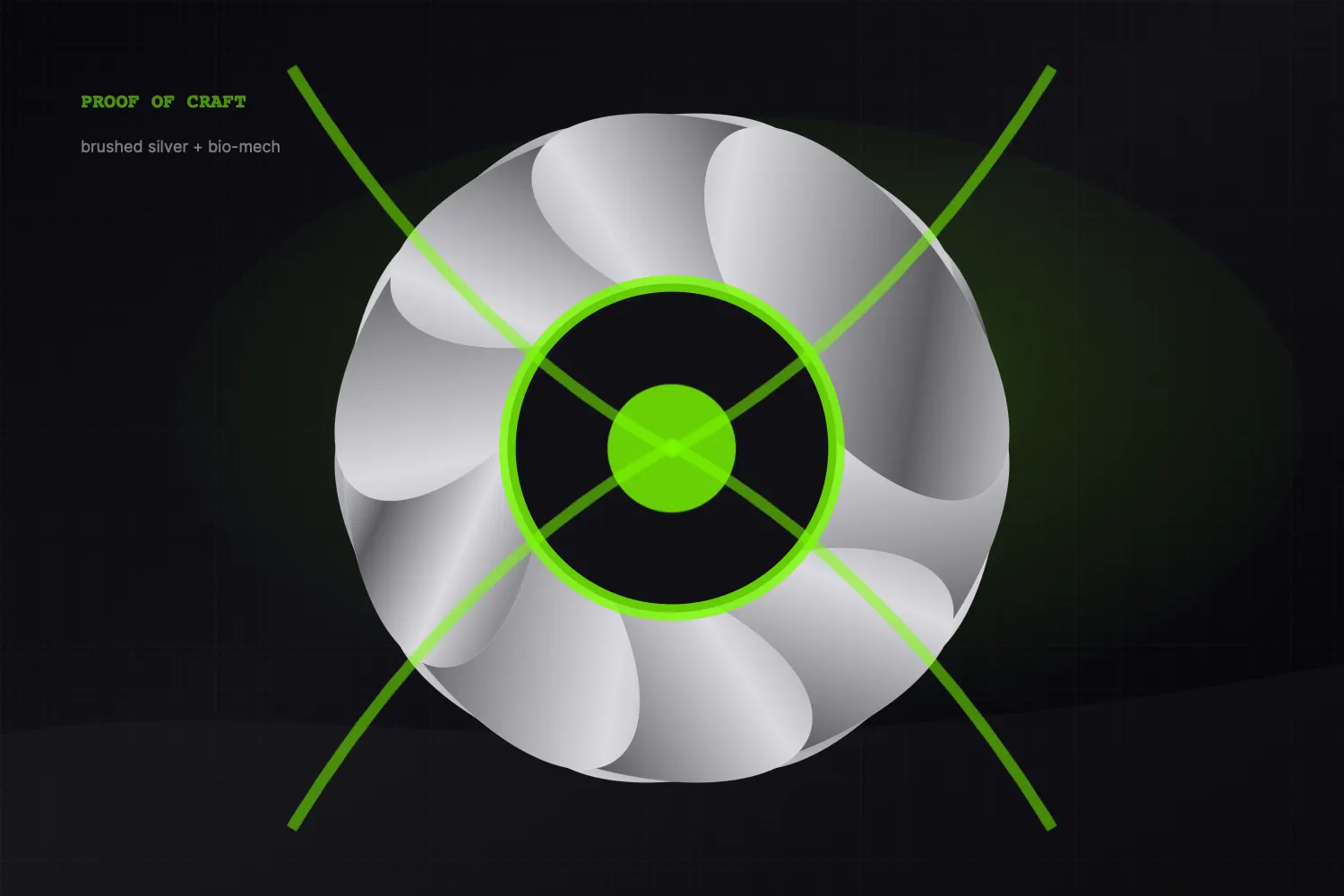 Abstract Steelo Cortex prototype artwork representing a controlled workflow handoff